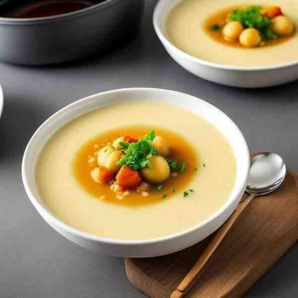 Молочный суп с картофельными клецками
